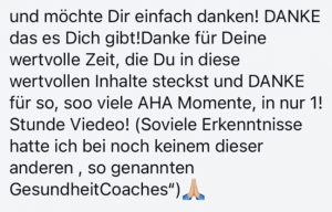 Testimonial Korinna Söhnholz