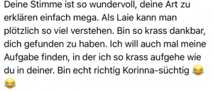 Testimonial Korinna Söhnholz