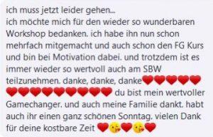 Testimonial SoulBody Workshop | Korinna Söhnholz