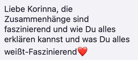 Feedback zum SoulBody Workshop von Korinna Söhnholz