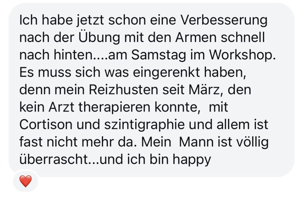 Feedback zum SoulBody Workshop von Korinna Söhnholz