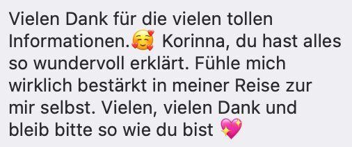 Feedback zum SoulBody Workshop von Korinna Söhnholz